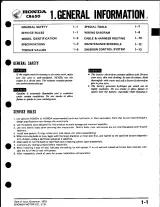 1979–1982 Honda CB650 Factory Shop Manual (P/N 07703-0010100, 07716-0020202) – preview page 3