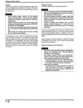 1991-2003 Honda CB750SC, CB750 Nighthawk repair manual Preview image 2