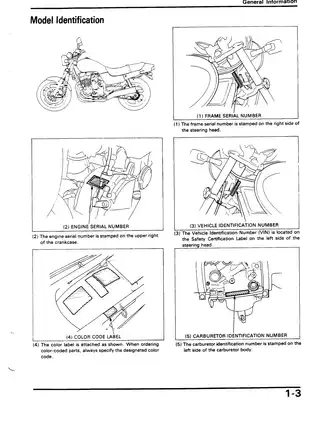 1991-2003 Honda CB750SC, CB750 Nighthawk repair manual Preview image 3