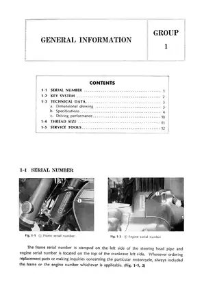 1969-1978 Honda CB750, CB750K, CB750F shop manual Preview image 5