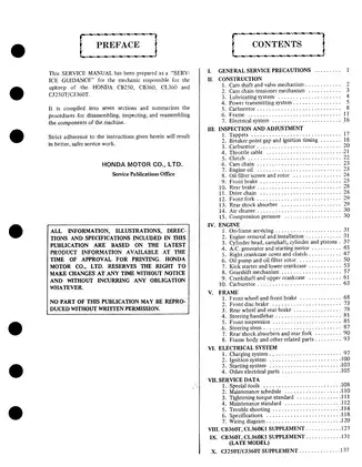 1974-1977 Honda 360, CB360, CL360, CJ360 shop manual Preview image 2