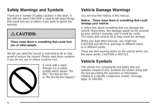 2008 Cadillac CTS owner manual Preview image 4