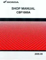 2006–2008 Honda CBF1000A / CBF1000 Shop Manual (P/N 62MFA00) – preview page 1