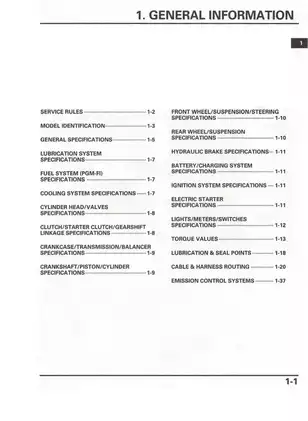 2008 Honda CBR1000RR service manual Preview image 5