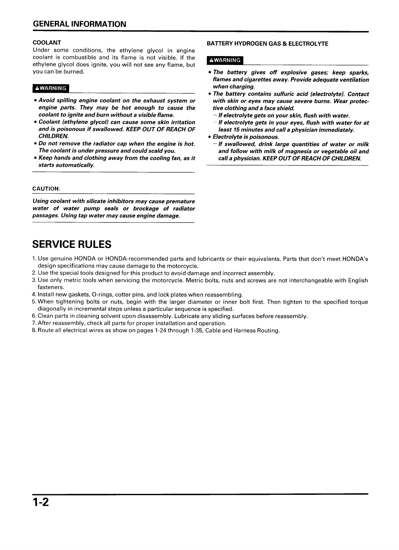 1998-2008 Honda CBR1100, CBR1100 XX FI service manual Preview image 4