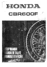 1987–1990 Honda CBR600F Hurricane Shop Manual (PN 67MN430) – preview page 1
