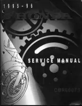 1995–1996 Honda CBR600F3 Factory Service & Repair Manual (issued December 1994) – preview page 1