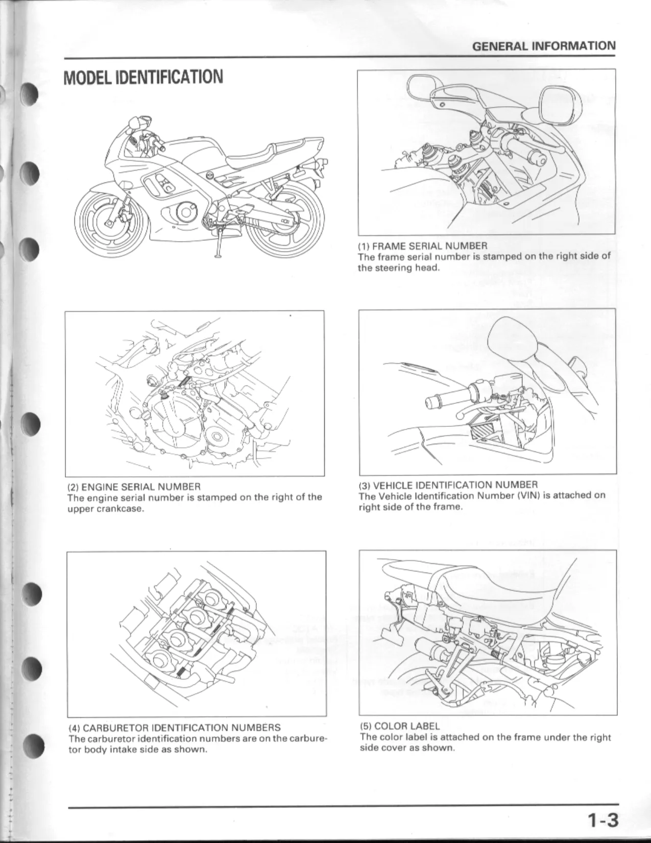 1995-1998 Honda CBR600F3, CBR 600 repair manual Preview image 5