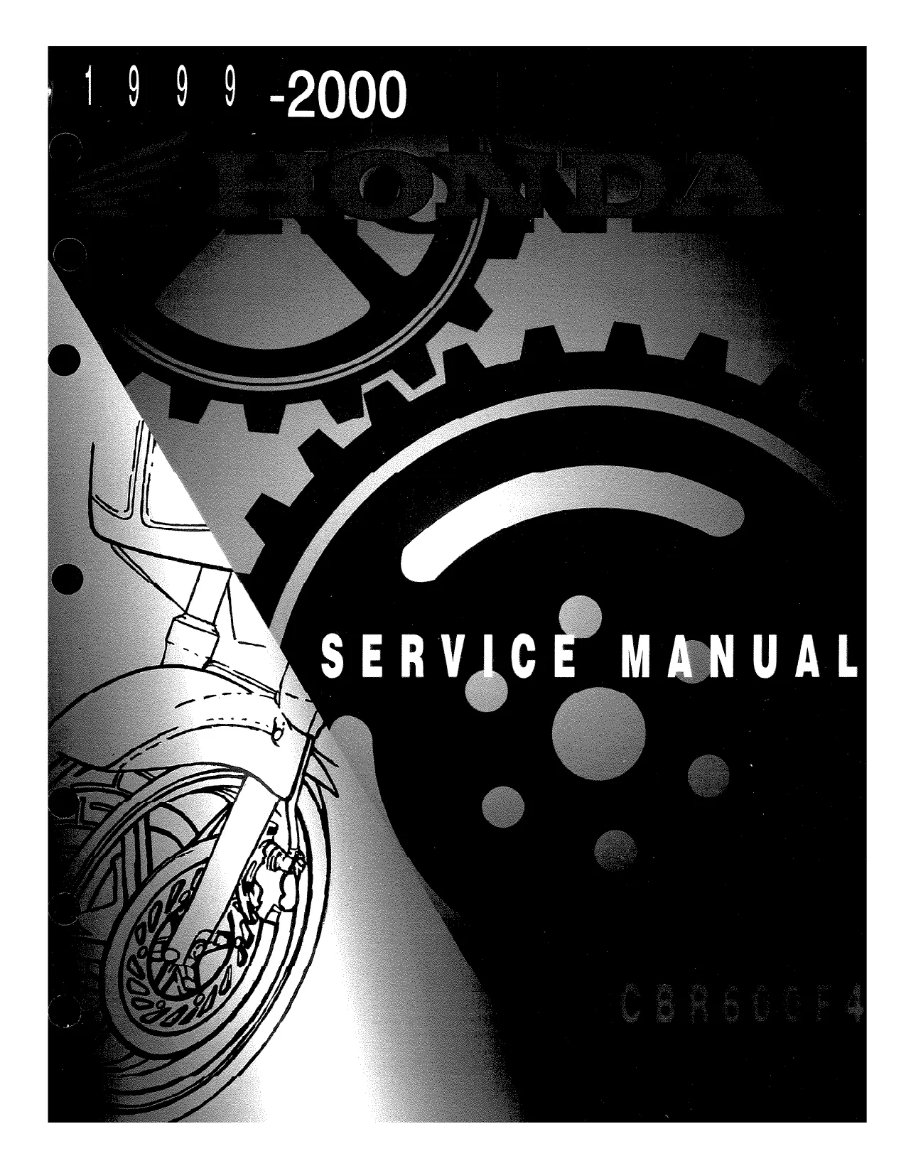 1999-2000 Honda CBR600F4 sport bike repair manual