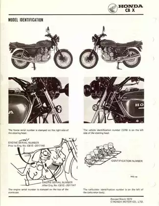 1979-1980 Honda CBX 1050, CBX 1000 shop manual Preview image 4