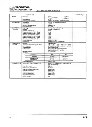 1987 Honda CBX550F, CBX550 repair manual Preview image 5