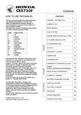1983–1988 Honda CBX750F Factory Shop Manual (P/N 66MJ000) – preview page 2