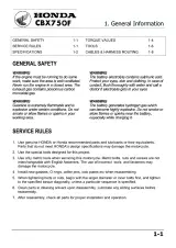 1983–1988 Honda CBX750F Factory Shop Manual (P/N 66MJ000) – preview page 3