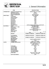1983–1988 Honda CBX750F Factory Shop Manual (P/N 66MJ000) – preview page 5