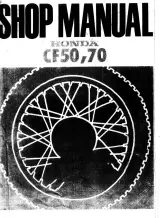 Honda CF50/CF70 Chaly Shop Manual (P/N 07916-2830000) – preview page 1