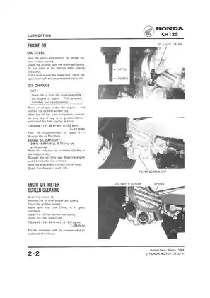 Honda CH125 Technical Manual and Service Guide Preview image 5