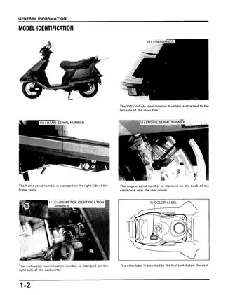 1985-1986 Honda CH150 Elite repair manual Preview image 3