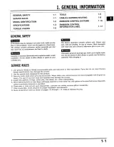 1985–1988 Honda CH250 Elite Service Manual (P/N 61KM103) – preview page 2