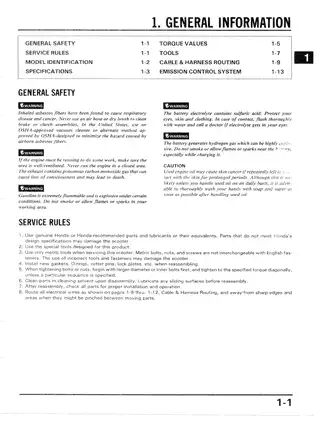 1985-2002 Honda CH80 Elite repair manual Preview image 2