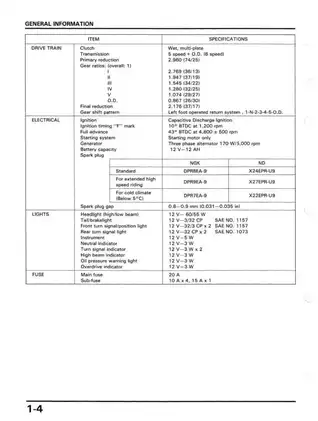 1986-1987 Honda Rebel, CMX 450, CMX 450 C repair manual Preview image 5