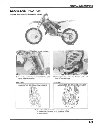 1986-2007 Honda CR 125 R, CR 125 service manual Preview image 5