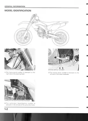 2002-2004 Honda CRF 450 R, CRF 450 service manual Preview image 4