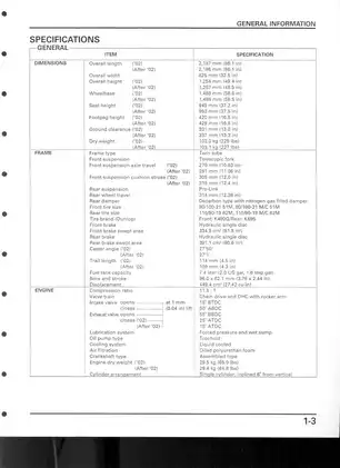 2002-2004 Honda CRF 450 R, CRF 450 service manual Preview image 5