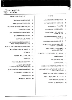 1978-1979 Honda CX 500 shop manual Preview image 3