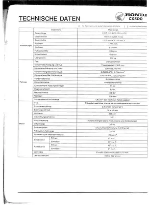 1978-1979 Honda CX 500 shop manual Preview image 4