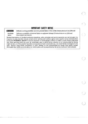 1983 Honda CX650C Turbo shop manual Preview image 2