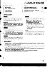 1989–1990 Honda GB500 Factory Service & Repair Manual (P/N 61MK601) – preview page 3