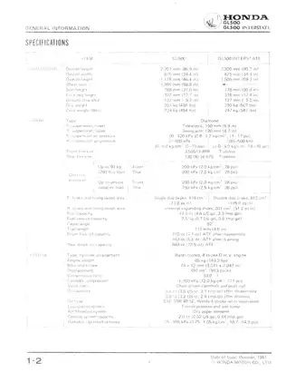 1981-1983 Honda GL 500, GL 650 Silverwing service manual Preview image 4