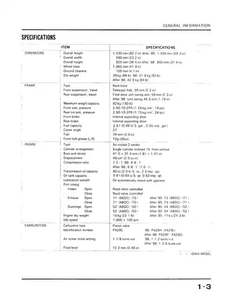 1984-1987 Honda NQ50 Spree repair manual Preview image 4