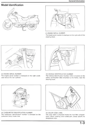 1989-1998 Honda PC 800 Pacific Coast service manual Preview image 4