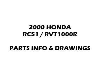 Preview: 2000–2006 Honda RVT1000R / RC51 Service & Repair Manual (P/N 61GN402)