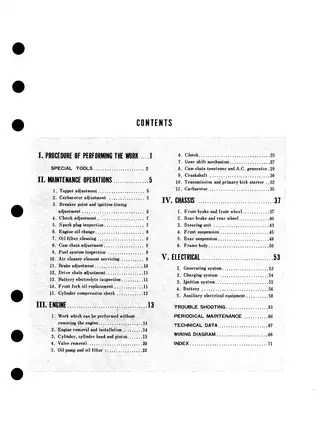 1971-1973 Honda SL125 shop manual Preview image 3