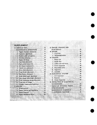 1971-1973 Honda SL125 shop manual Preview image 4