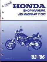 Honda VF1100C V65 Magna 1983–1986 Factory Service Manual (P/N 61MB403) – preview page 1
