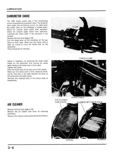 Preview: 1984–1985 Honda VF 1100S, VF 1100, V65 Sabre Service Manual (P/N 61MB301)