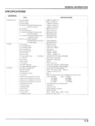 2000-2007 Honda VT 1100 C2, Sabre 1100, VT 1100 repair manual Preview image 5