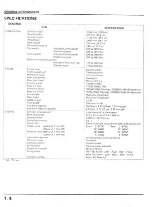 1997-2002 Honda VT 1100 C3, Shadow Aero, VT 1100 service manual Preview image 5