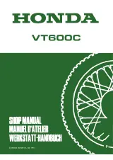 1988–1993 Honda VT600C Shadow Service Manual (P/N 67MR100V) – preview page 1