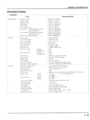 2001-2010 Honda VT 750 DC, VT 750 Shadow Spirit repair manual Preview image 5