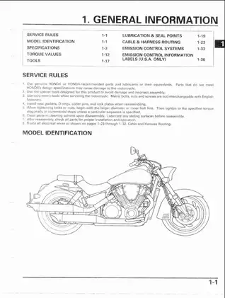 2002-2004 Honda VTX1800R, VTX1800 repair manual Preview image 3