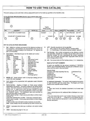 2002-2004 Honda VTX1800C, VTX1800 parts catalog Preview image 3