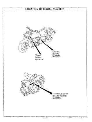 2002-2004 Honda VTX1800C, VTX1800 parts catalog Preview image 4