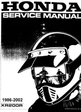 1986–2002 Honda XR200R/XR200 Service Manual (P/N 61KT001) – preview page 1