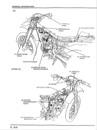 1986-2002 Honda XR200R, XR200 service manual Preview image 3