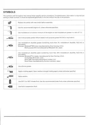 2003-2004 Honda VTX1300, VTX1300R, VTX1300S service manual Preview image 3