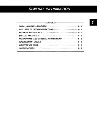 1990-1995 Suzuki DR 650, DR 650 R, DR 650 S service manual Preview image 4